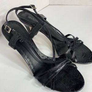 Michelle D brand  strappy black sandal